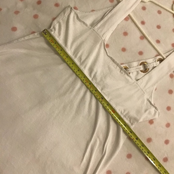 🤍🤎 Leilani White/Gold Beach Coverup ✨✨ - Picture 5 of 6